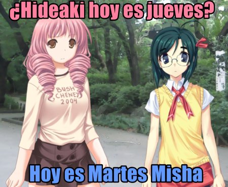 Misha dice el día de la semana. tweet media