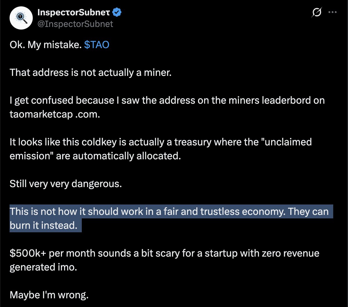Luke | Taoshi tweet media