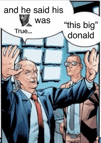 He said it was ‘this big.’ $BIG