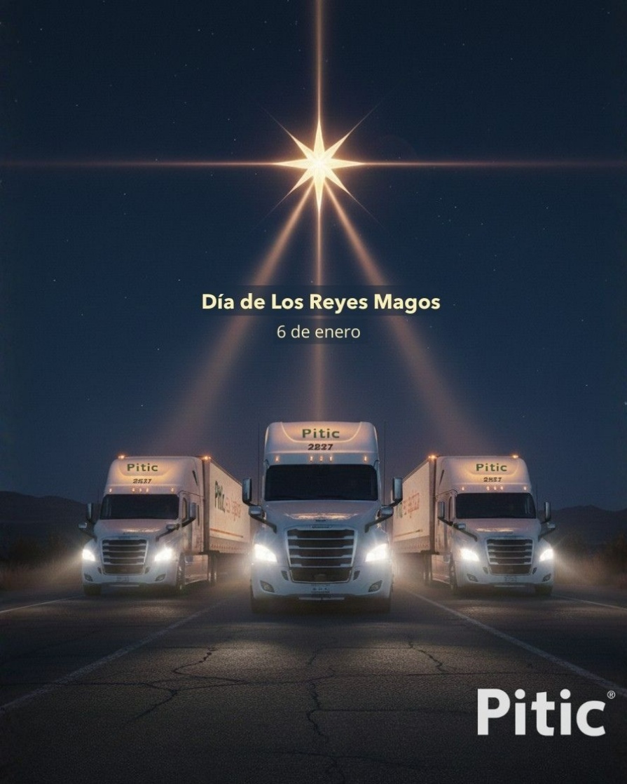 Hay caminos que se recorren con fe, trabajo y constancia.🌟 
Feliz Día de Reyes. 👑 🚛 

#transportespitic #pitic #logísticaenmovimiento #celebración #tradición