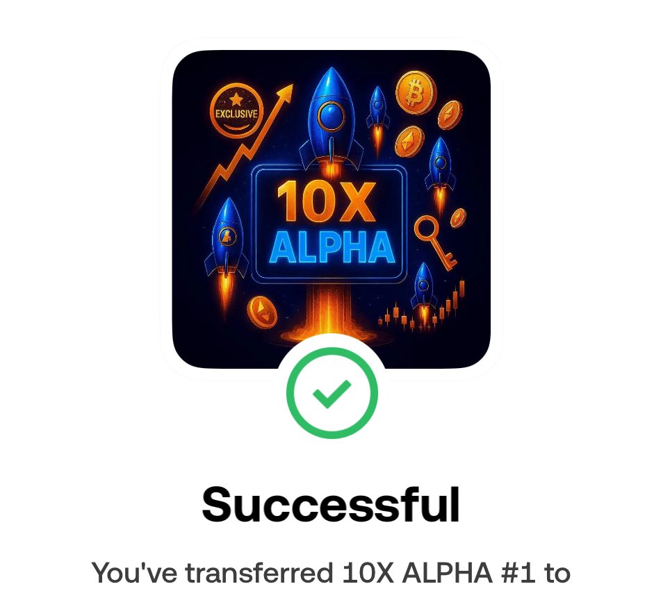 XAlpha_Global's tweet photo. @mumuchange Sent 🤝 https://t.co/AUpb4Ab16C