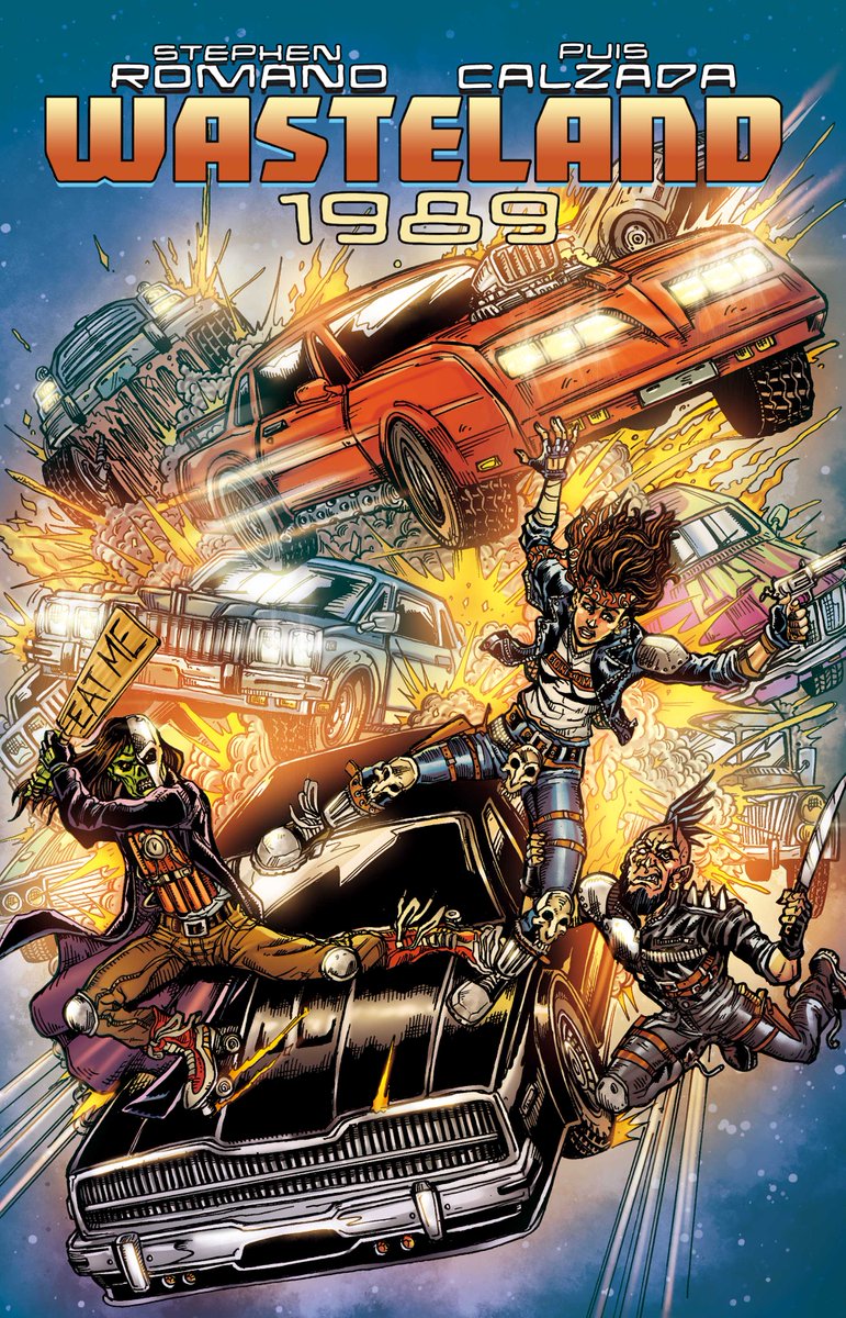 WASTELAND 1989! It's 248 pages of sheer cinematic graphic novel mayhem! ON SALE NOW at eibonpress.com!