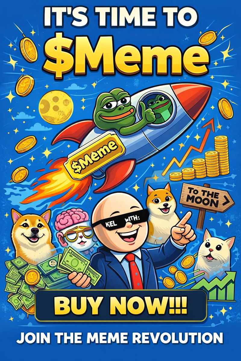 LiamWeb03's tweet photo. $Meme 🧠💥
No roadmap.
No fake utility.
Just memes, vibes, and send energy.
If you understand how meme coins move, you already get it.
If you don’t… you’ll buy higher.
CA: 85ymfLLfeyYA9wV1PorpLBW1pprWfPgnm3cMEx5ppump
Memes spread.
Charts follow.
$Meme 🚀 https://t.co/5Ni3yAheyf