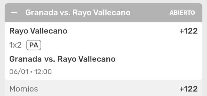 Cuervo_Tips's tweet image. Para hoy nos vamos con la victoria de Rayo Vallecano ante el Granada. El equipo viene mostrando mejor funcionamiento y el momio +122 está demasiado atractivo para dejarlo pasar. 📈

#ApuestasDeportivas #LaLiga #RayoVallecano #GranadaRayo #Picks #GamblingX