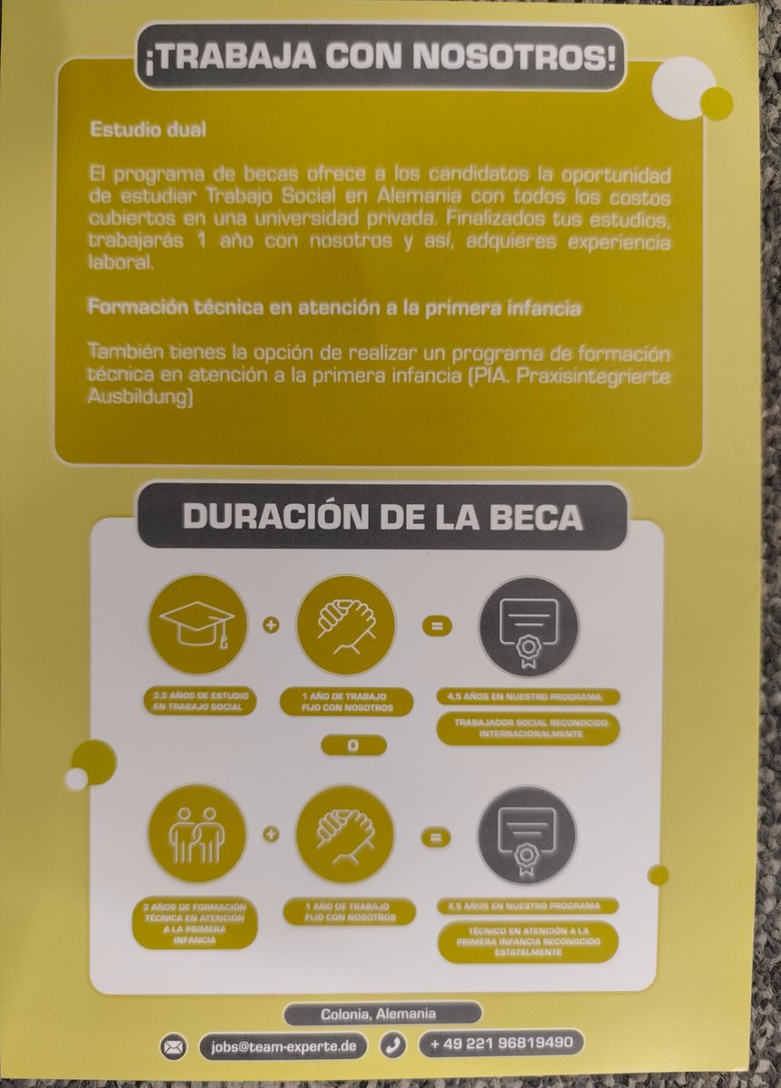 FrauCuervo's tweet photo. Programa de becas en Alemania. Escanea el código para más información. https://t.co/iu9N0nJPiy