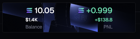 huee7771's tweet photo. 📅 Day 6 Progress  

SOL: +1 → 10 / 1000 

BNB: +0 → 1.6 / 100 

+$138 https://t.co/8is7Uyfn6A