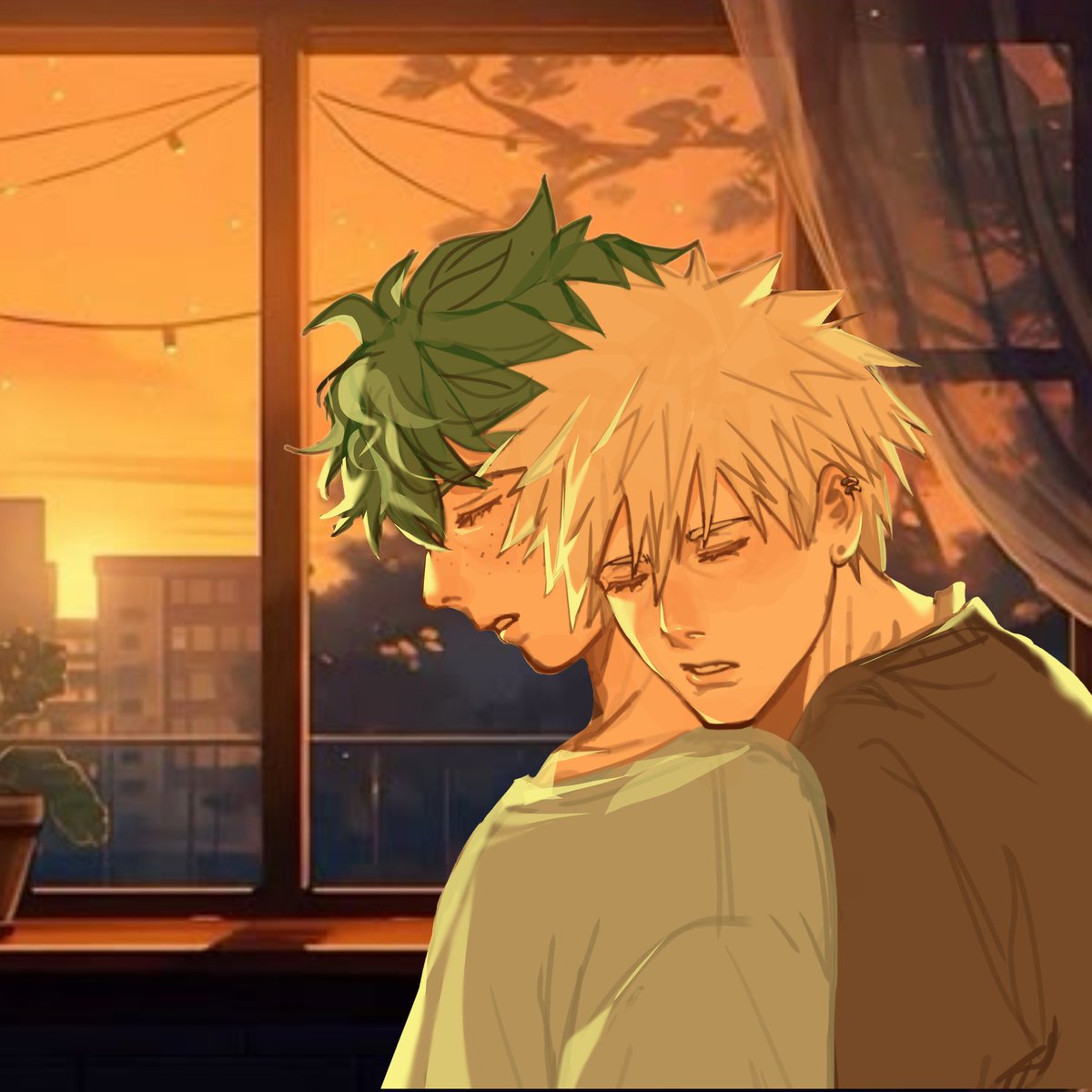 6eomii's tweet photo. #bakudeku fanart just because heh,,,, itmybdaywoohoo #gay #BKDK https://t.co/9KldHcoLqC