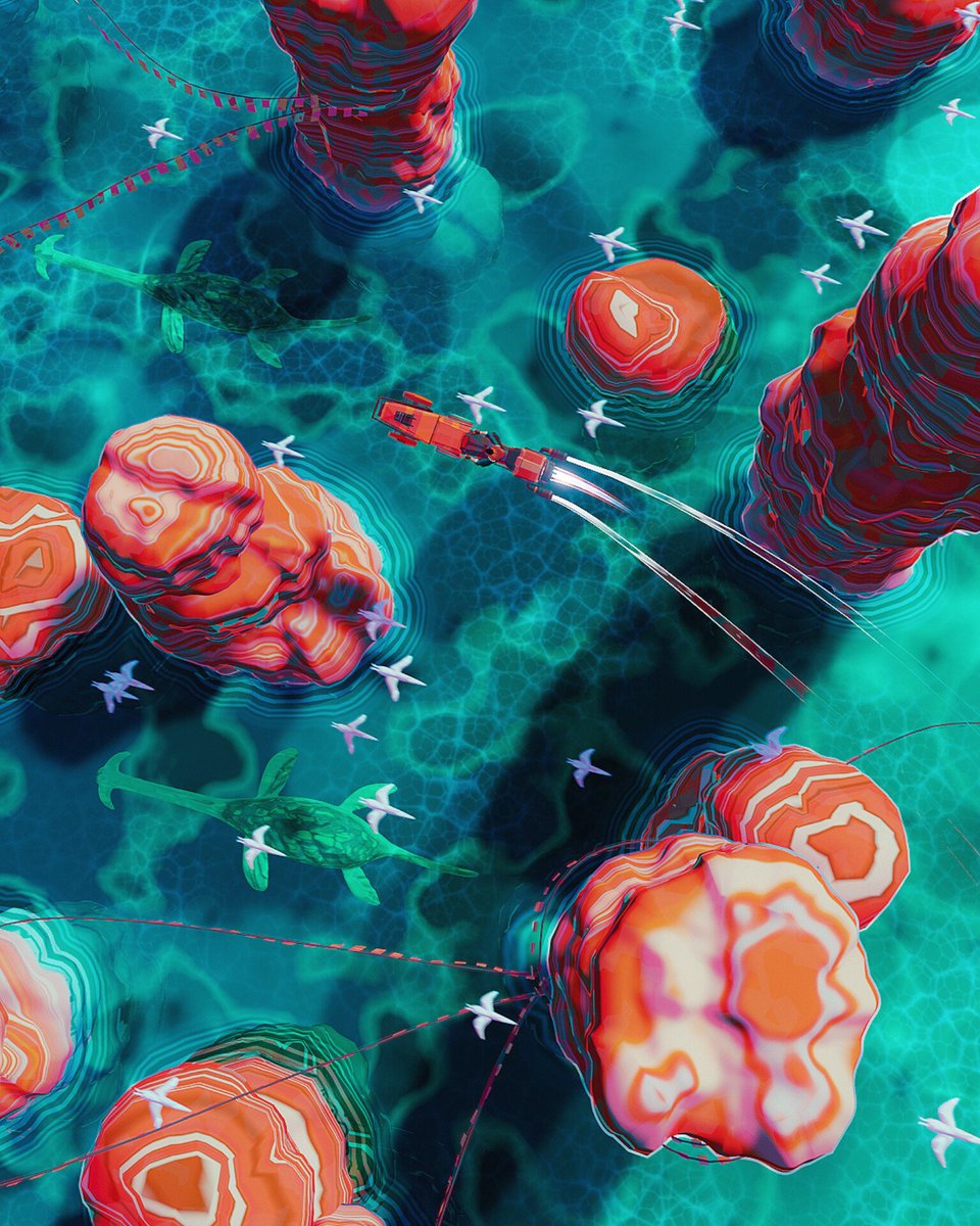 Sindha - Planet of ocean wings 

instagram.com/p/DTKfAQhk4C9/…

#3dart #blender #game #3dartist #environment #scifi