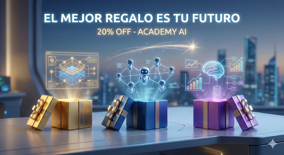 👑 ¡Feliz Día de Reyes!

Se acabaron los juguetes empecemos a construir el futuro

El mejor regalo que te puedes dar hoy es asegurar tu relevancia profesional en 2026. En AcaDevHack IA queremos que este año no solo uses la IA, sino que la domines

devhack.co/academy-ai/ind…