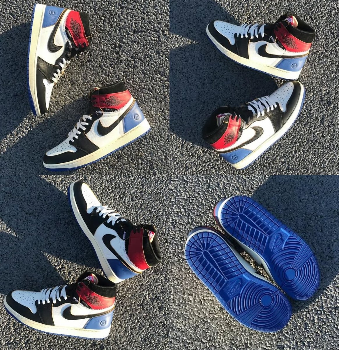 JustFreshKicks's tweet photo. Fragment x Union LA x Air Jordan 1 High “Varsity Red/Sport Royal” ⚡️

• February 2026
• 44,000 pairs
• $200 USD https://t.co/F31UbDI3i5