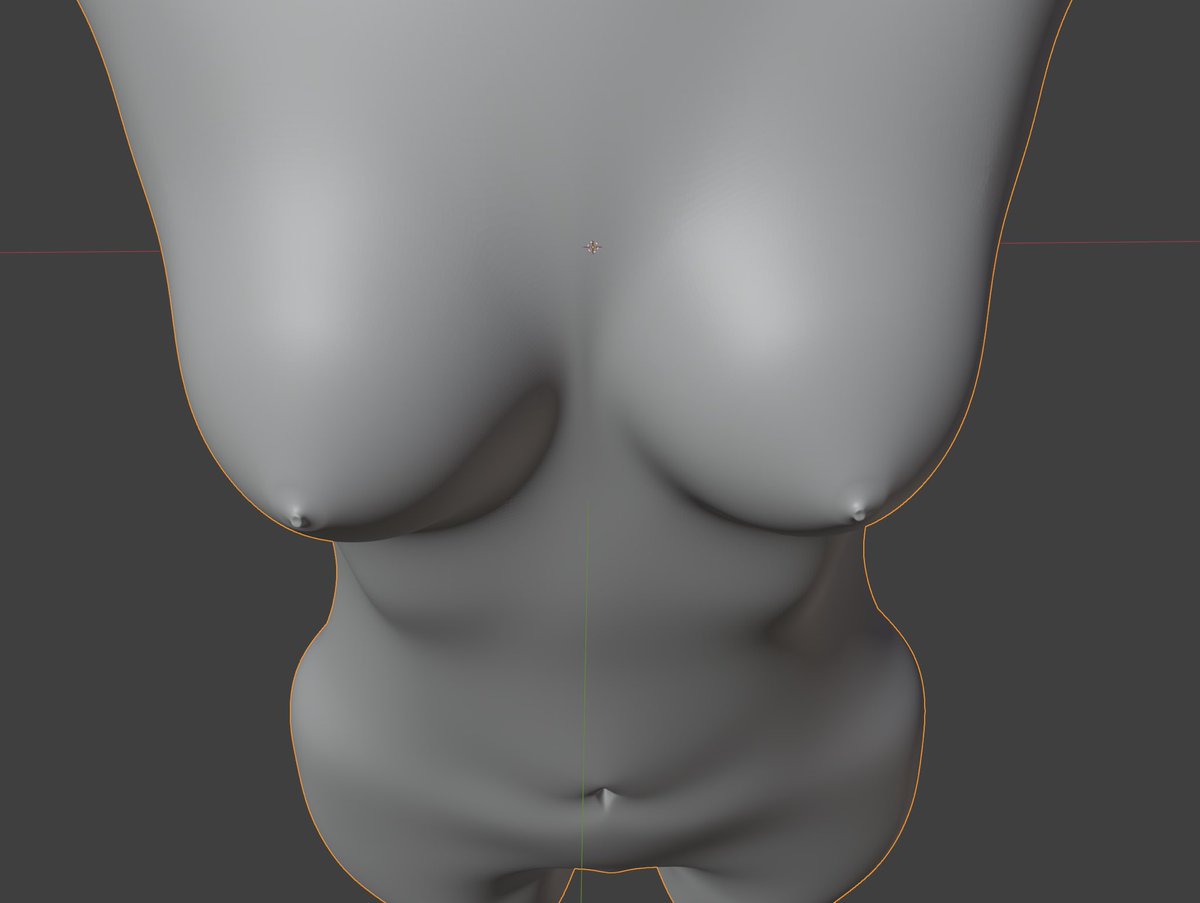 寝る前の一からのモデリング
乳首のモデリング楽しいなと思った 