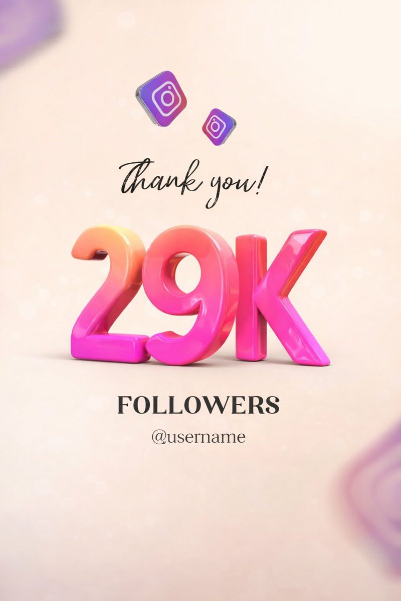 29K फ़ॉलोअर्स तक पहुँचने की इस यात्रा में जुड़े हर एक साथी का दिल से बहुत-बहुत आभार। 🙏 आप सभी का प्यार, विश्वास और आशीर्वाद मेरी सबसे बड़ी ताक़त है। इसी स्नेह और सहयोग के साथ भविष्य में भी आपका साथ बना रहे— यही मेरी सच्ची कामना है। ❤️ 😊👍💕🌟