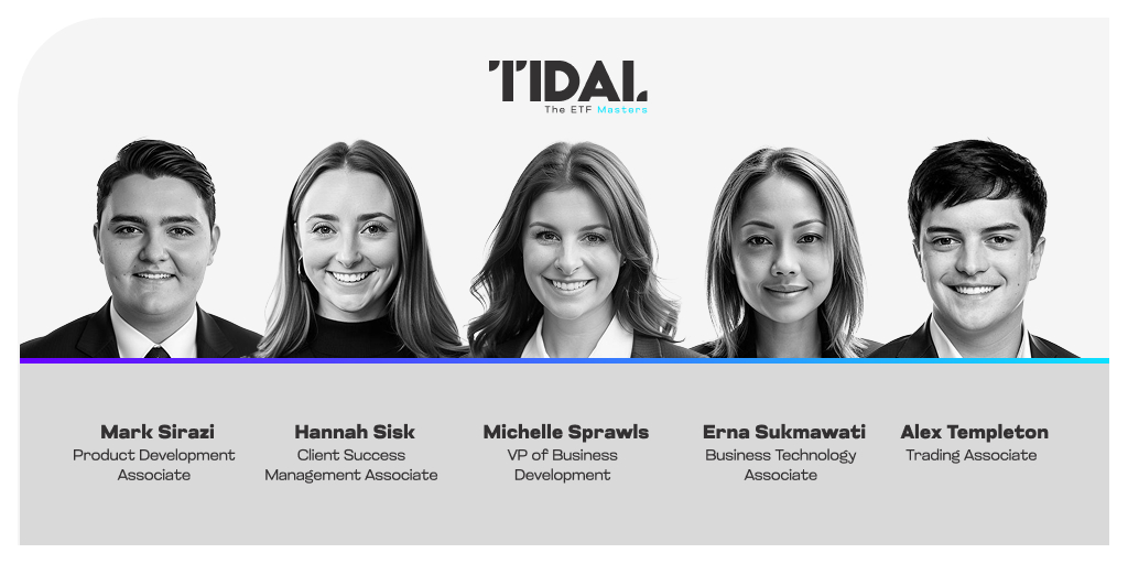 tidalfg's tweet photo. Celebrating our newly promoted team members and their well-earned achievement. Your dedication and impact continue to move us forward- congratulations!
#TidalFinancialGroup #ETFLeadership #Finance #Milestone #Innovation #Markets #ETFs #TidalTheETFMasters https://t.co/M6sTWQ40n3