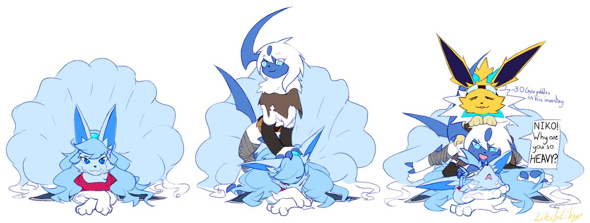 LikelyLikey_'s tweet image. Commission for @TheSillySheriff !  Thank you for the commission, I enjoyed making these for you