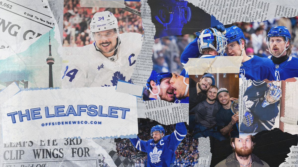 offsidenewsco's tweet photo. "It is a prophecy. It is not chance, it is not luck, it is not the perseverance of human will. This is fate."

@dennisminterjnl unpacks Auston Matthews' #LeafsForever franchise record in this week's Leafslet: https://t.co/TY3gJjaDWb https://t.co/2tI7YJ3e7H