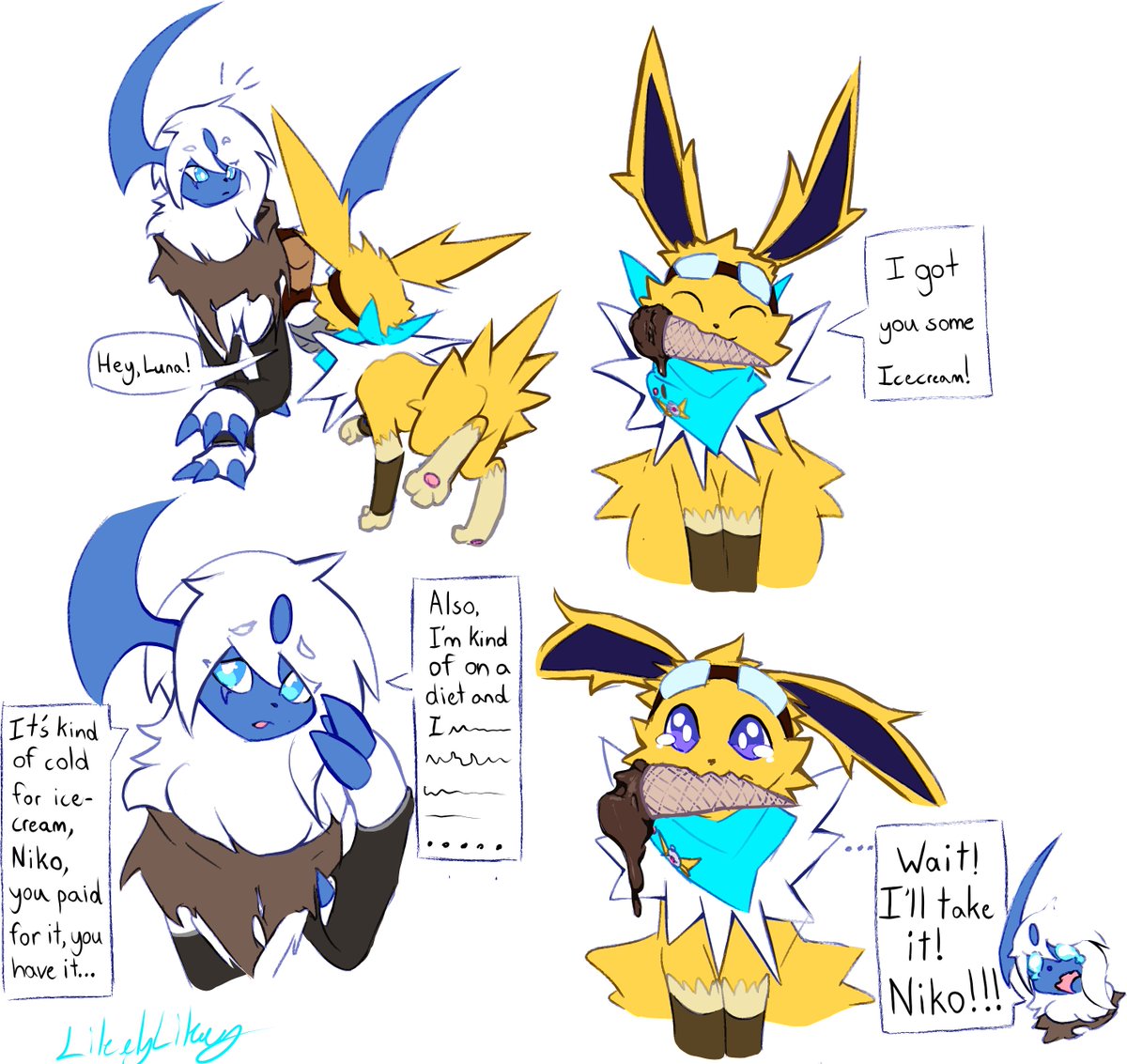 LikelyLikey_'s tweet image. Commission for @TheSillySheriff !  Thank you for the commission, I enjoyed making these for you