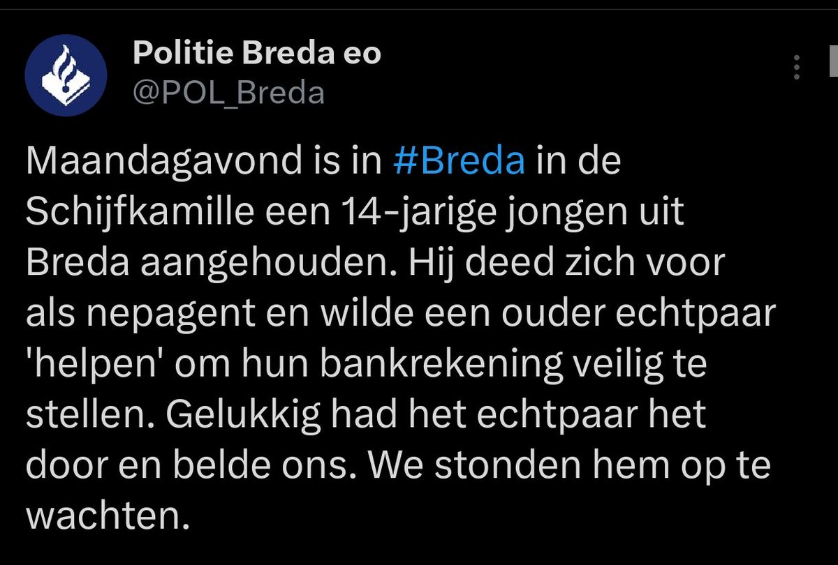 maartenbrink's tweet image. Nepagent op heterdaad aangehouden in #Breda. Mooi werk van de collega's! De verdachte is 14(!) jaar oud... 
#politie #nepagent #politiewerk