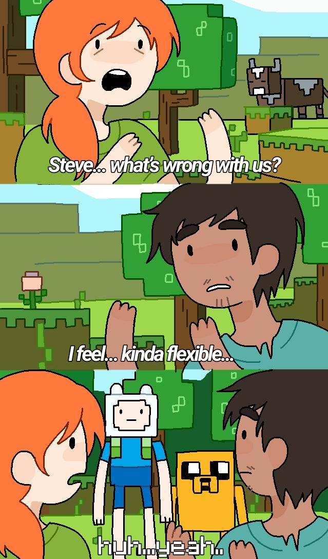 V0id_S0up's tweet image. What if…
#Minecraft #adventuretime