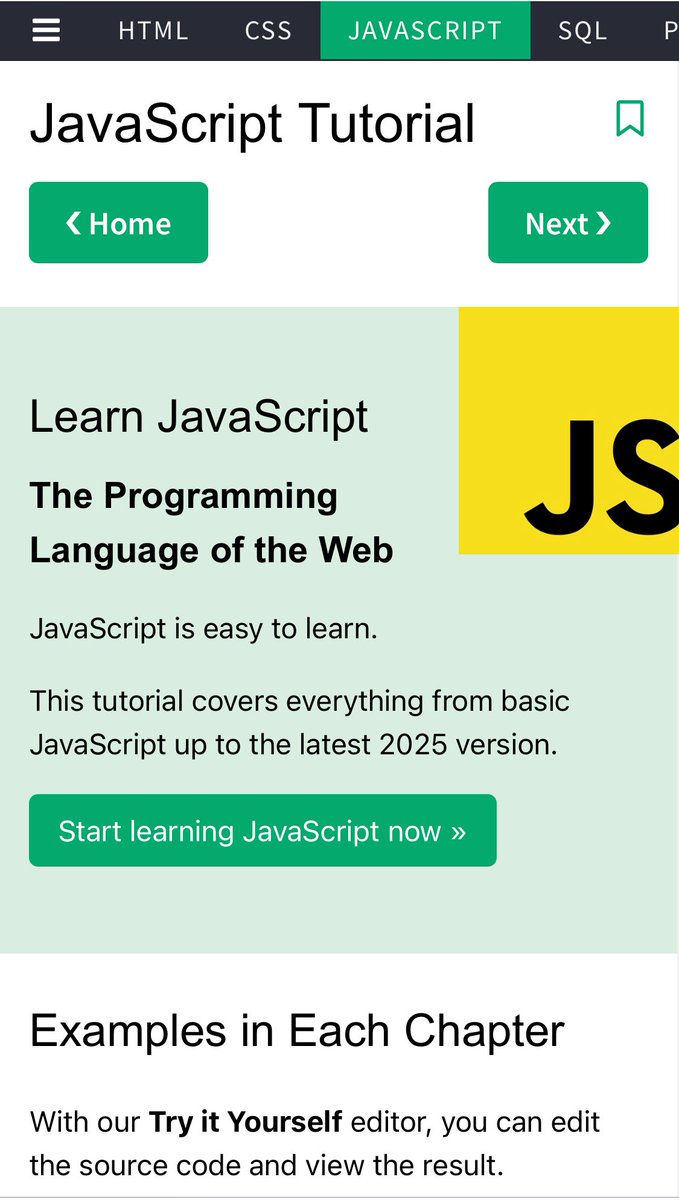 SamTech1892's tweet image. So happy that am learning JavaScript 🥲
Seems hard to crack but I believe consistency is the key 🔑