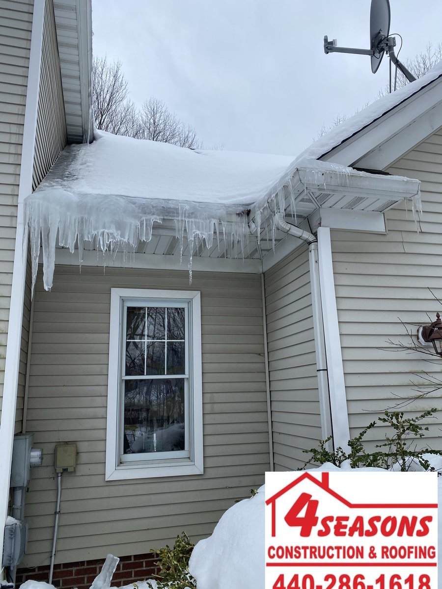 Icicles may be pretty but they can tear off gutters, loosen shingles, and cause water to back up into your home. 

We have a solution for you! Call 440-286-1618 to speak with a roofing expert today. 

#icebackup #roofer #roofinglife #clevelandweather
