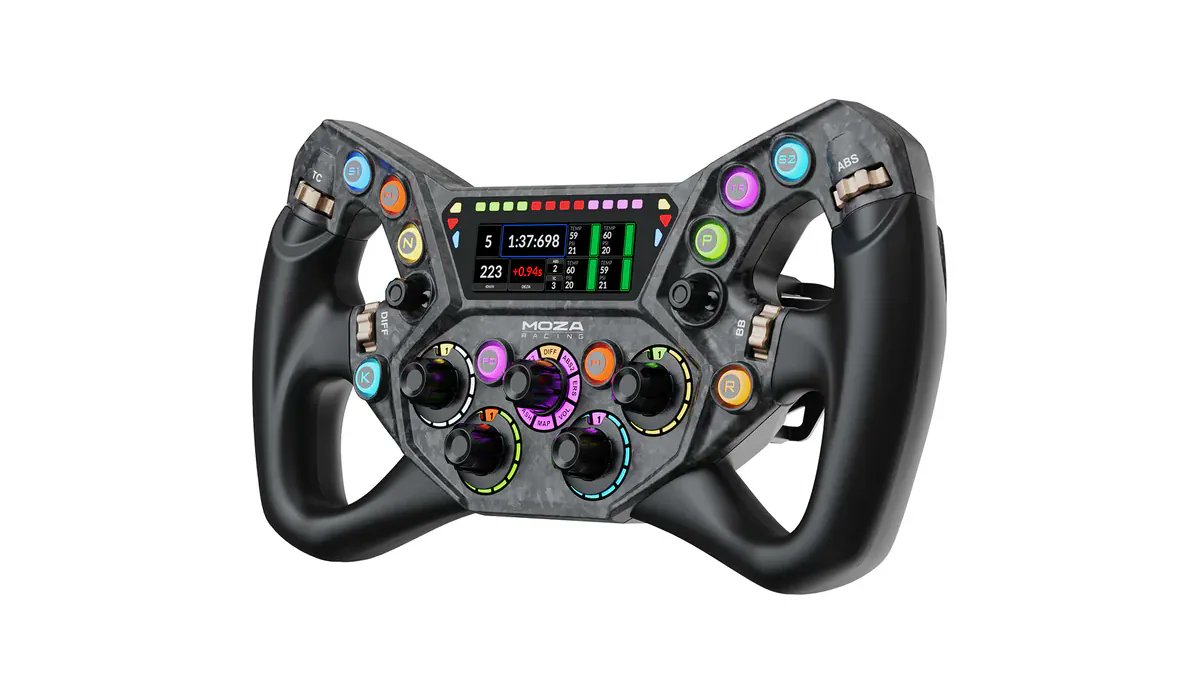 Moza has released the KS Pro and CS Pro steering wheels, with both featuring a 2.99 inch screen, flag lights, and a lot more buttons, encoders and thumb wheels than the standard models, and with both priced at a competitive £319...
onlineracedriver.com/2026/01/06/moz…