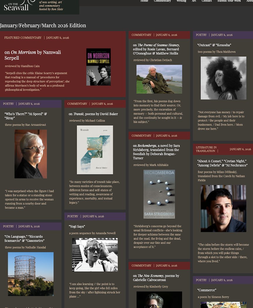 ronslate's tweet image. NEW: The January edition of @On_The_Seawall, our first expanded quarterly. We invite you to stop by the "gallery" &amp;amp; have a look / ronslate.com
