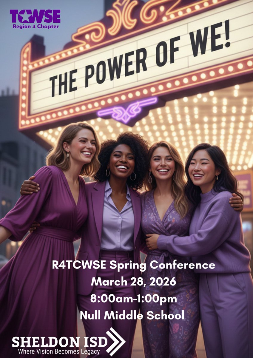 R4TCWSE's tweet photo. Ladies, get ready! 🌸 Spring Conference registration opens soon, mark your calendars for March 28. You don’t want to miss The Power of WE Conference! Connection, growth, and empowerment awaits. Stay tuned! https://t.co/5e86JcS2FO