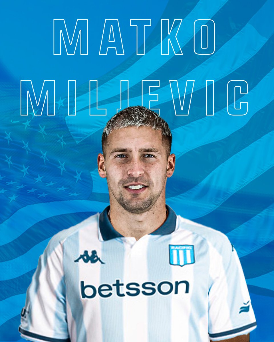 LeandroAdonio's tweet photo. ¡CONFIRMADO! ⚠️
✅️ Matko Miljevic será refuerzo de #Racing.
👉 El mediocampista de #Huracán llega a cambio de USD 3.000.000 por el 80 % del pase y firmará contrato hasta el 31/12/29.
ℹ️ Info con @juampideluca_. https://t.co/X4GAJSCHYv