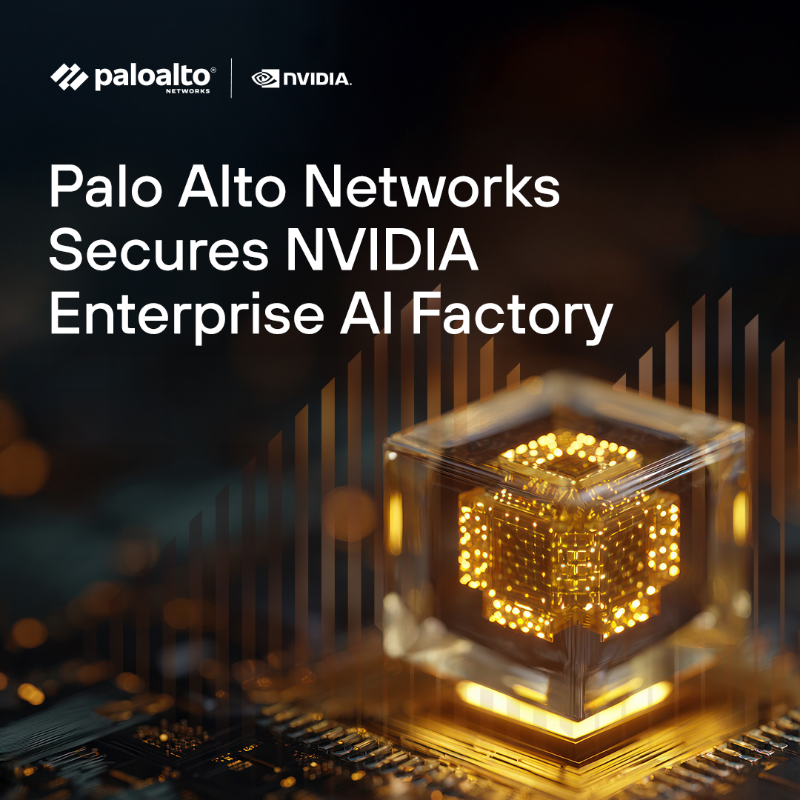 PaloAltoNtwks's tweet photo. Prisma AIRS, accelerated on the @NVIDIA BlueField data processing unit (DPU), is now part of the NVIDIA Enterprise AI Factory validated design. 

Get comprehensive AI protection with embedded Zero Trust security built into the AI infrastructure, without impacting performance.