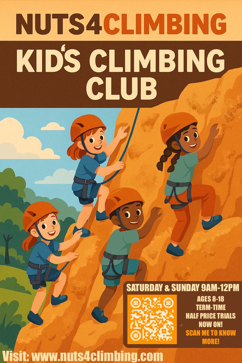Nuts4Climbing's tweet photo. Half Price Children's Club Trial Sessions https://t.co/Io7qHKLPWg https://t.co/mLmajpwNrw