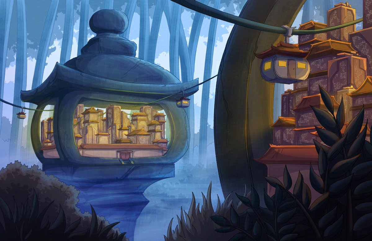 My piece for street vs small <a href="/streetsofzine/">StreetsOfZine</a> 

A piece for my personal concept The Forgotten! Durning the exploration the player has the opportunity to become small and be able to explore this little city. 

If you’re interested in the concept support me on Patreon!! Link in bio