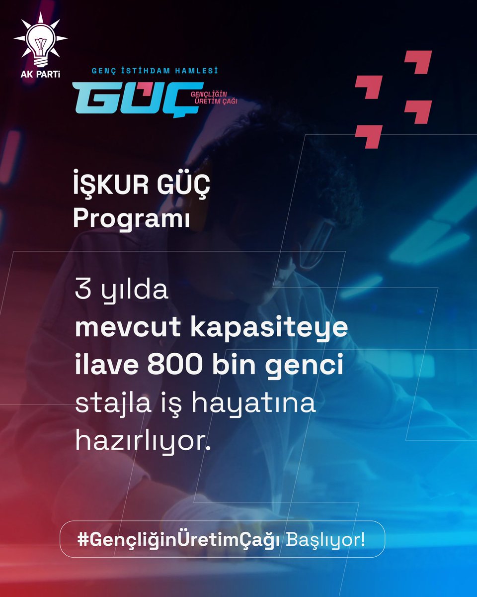 FatihAydemir45's tweet photo. Devletimiz her daim gençlerinin yanında!💪🏻

“İlk Adım Programı” kapsamında, gençlerimizin ilk 6 aylık maaşları devletimizden!

”İŞKUR Gençlik Programı” ile artık cep harçlığı 1.375 lira, aylık gelir 19 bin lira.

”Güç Programı” ile 445 Milyar TL'lik kaynak bu program ile gençlerimize tahsis edilecek.

Tüm gençlerimize hayırlı ve uğurlu olsun.

#GençliğinÜretimÇağı