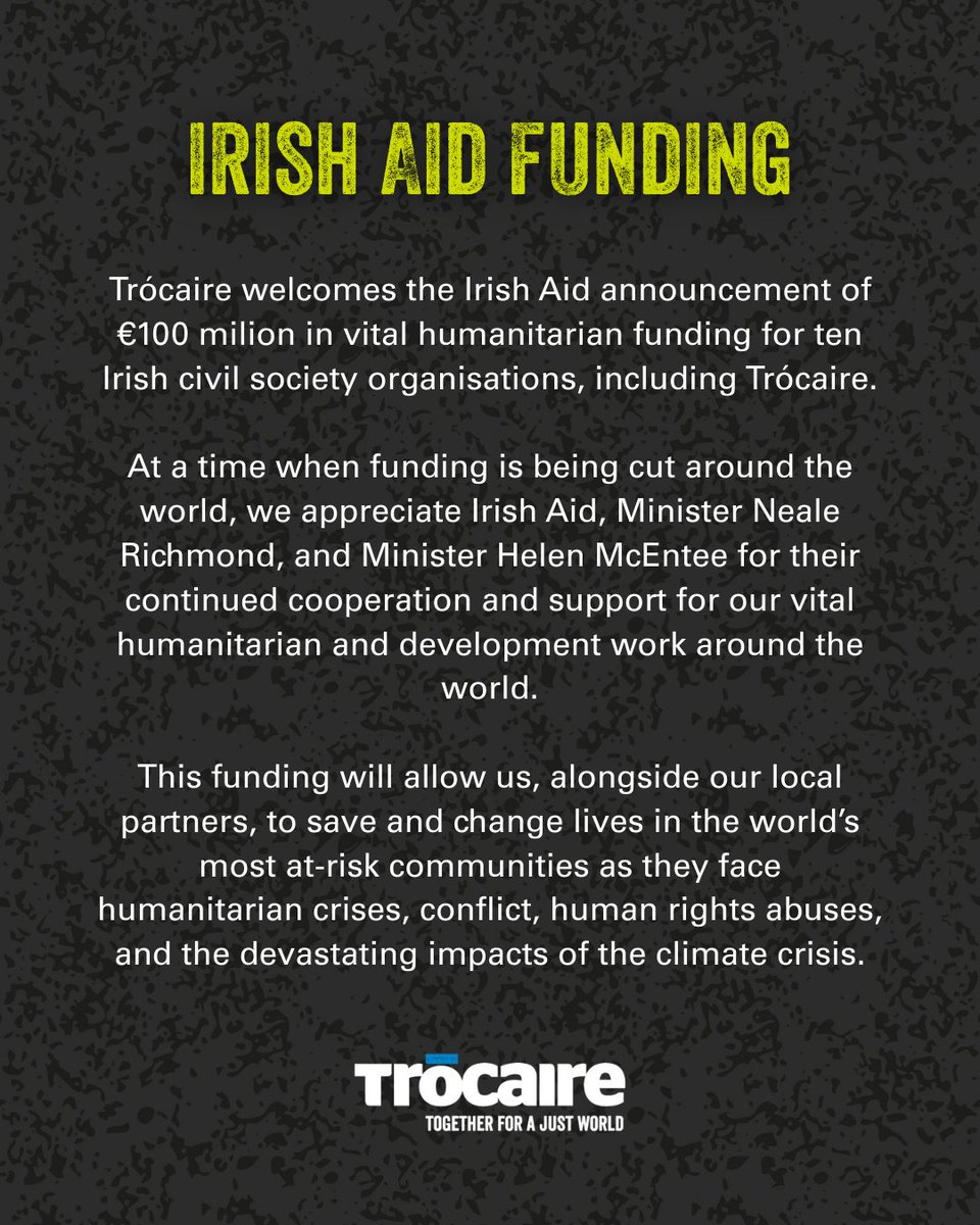 trócaire tweet media