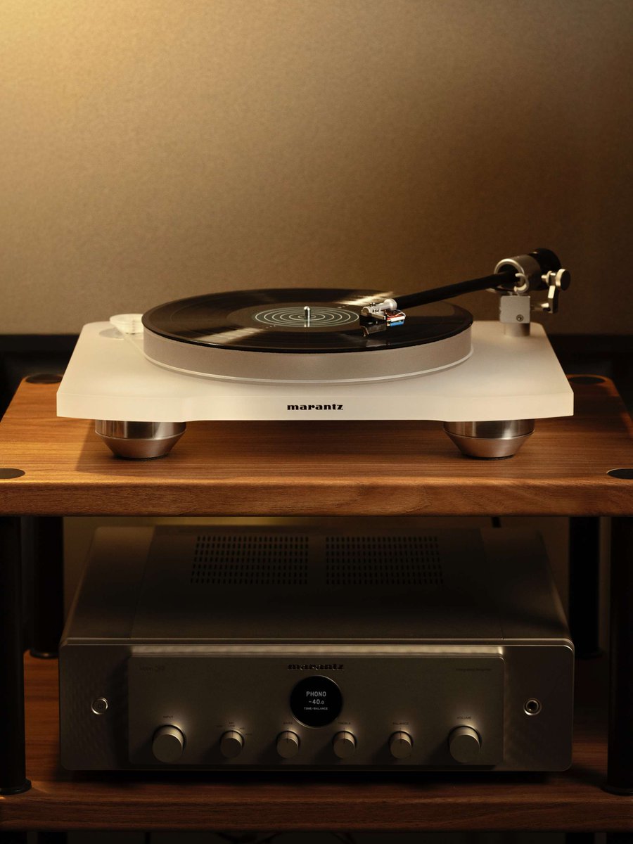 MarantzOfficial's tweet image. It's a good month for spinning new vinyl. What record are you playing on this setup?