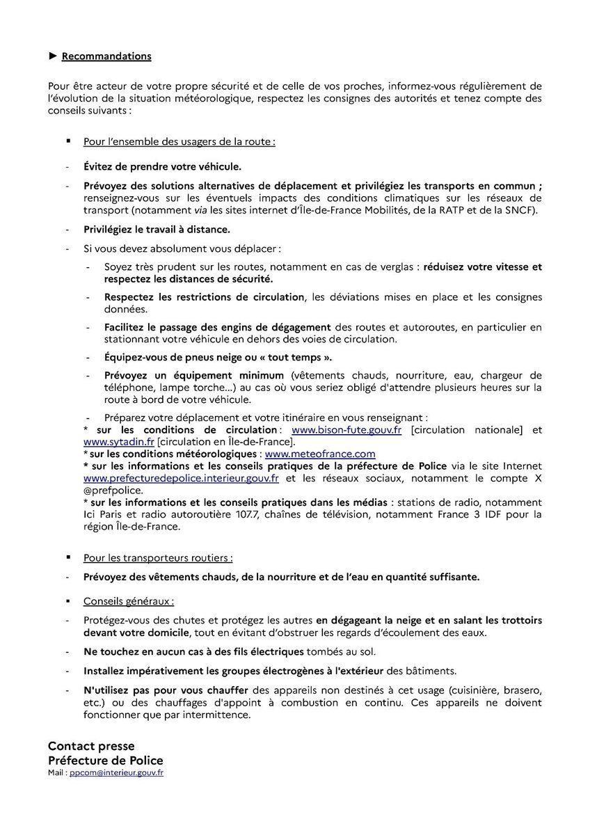 Préfecture de Police tweet media