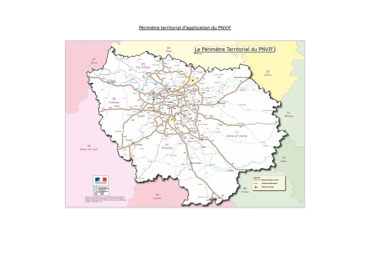 Activation du niveau 3 du Plan neige et verglas en Île-de-France #PNVIF. Un nouvel épisode de neige est annoncé demain, mercredi 7 janvier.

❌ Mise en place de mesures restrictives de circulation demain de 05h30 à 20h00 :

➡️ Pour l’ensemble des véhicules : limitation de la