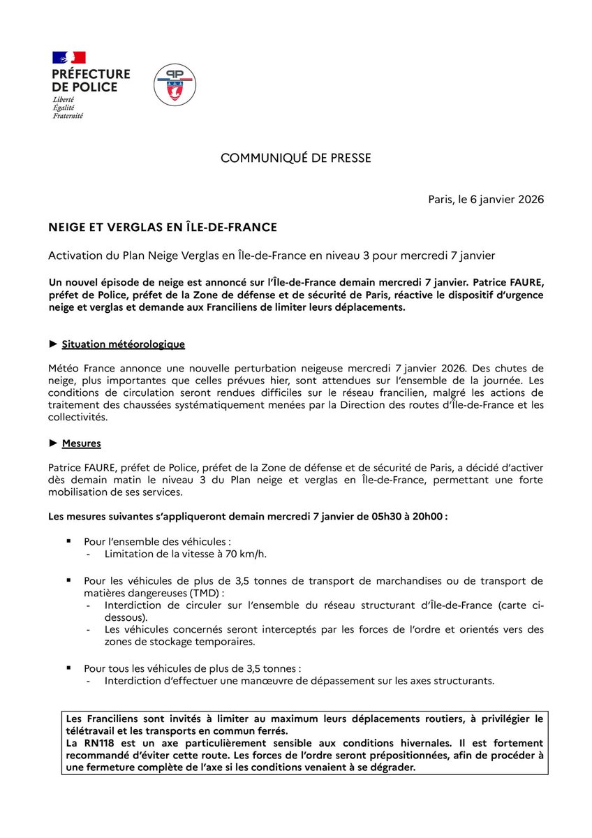 Préfecture de Police tweet media