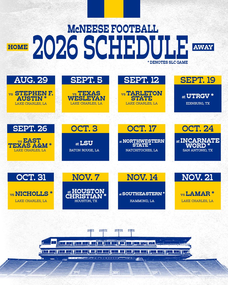 McNeese Football tweet media