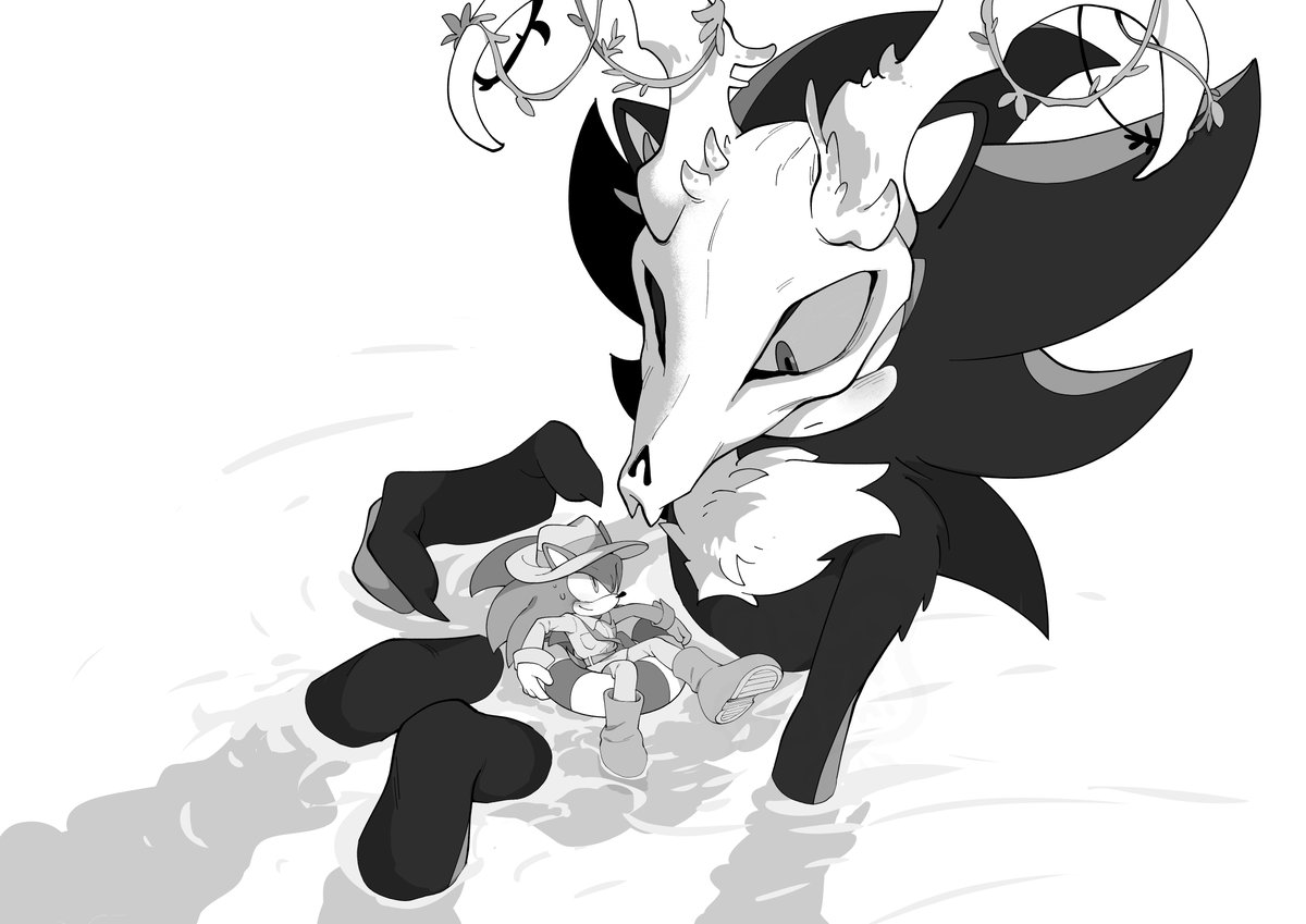 #sonadow 
护林员和温迪戈，体型差好刺激☺️ （设定来自<a href="/shuijingsdd/">Crystalsdd</a>)