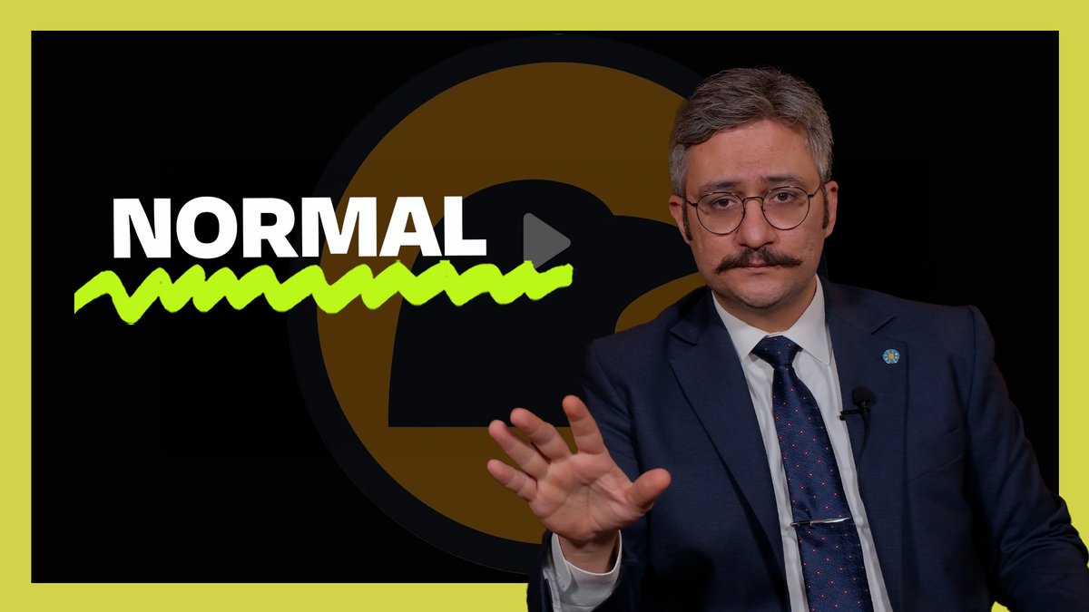 MBD YORUMLUYOR "NORMAL"
youtu.be/t7pGERc77pI
📌"Protesto etmek normaldir. Gözaltı anormaldir!"

📌"Çalışmak normaldir. Kamu kesesinden geçinmek anormaldir."

📌"Hesap sormak normal; hesap soranı tehdit olarak algılayıp kodese tıkmak anormaldir!"