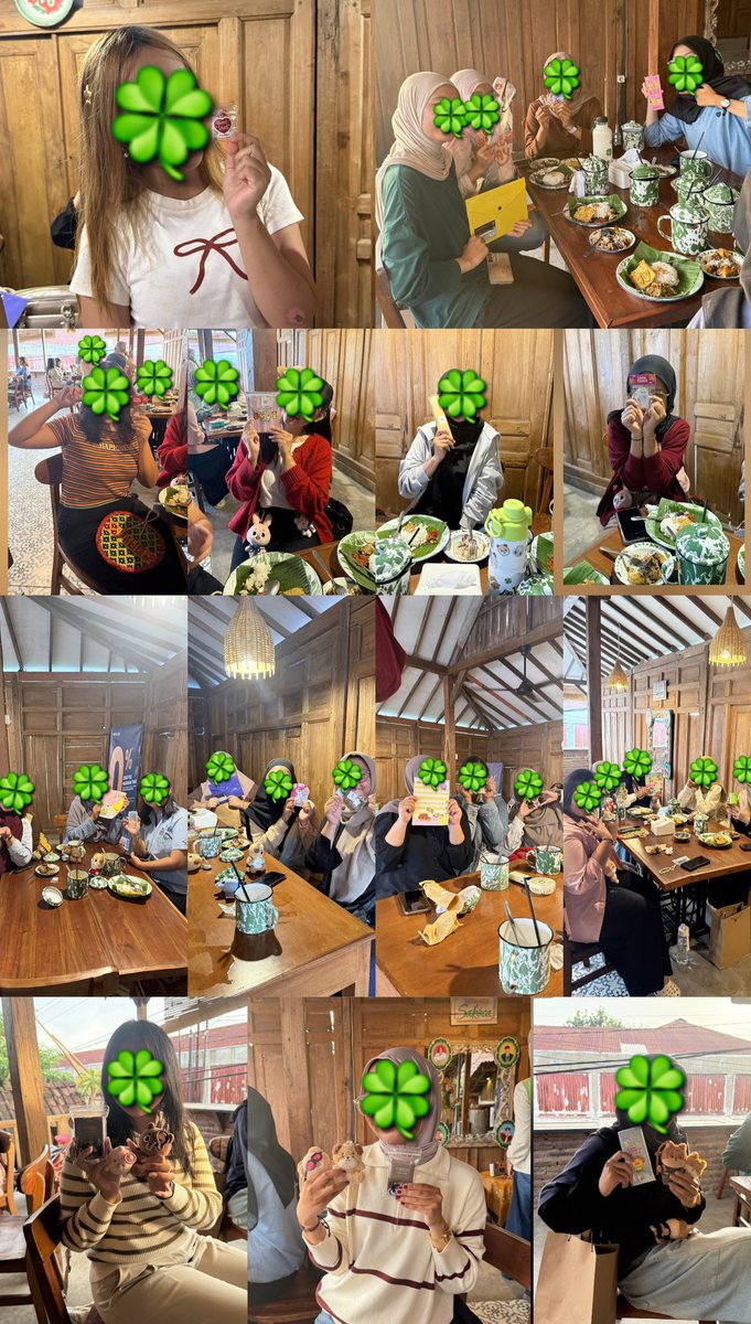 from6tou's tweet image. A little throwback, myday and the doorprize at #WedanganDesik ♡
Shoutout to @esopescent @OppaThingss @oc0daboni as our sponsor 🫶🏼🫶🏼

(Demi kenyaman semua pihak, ijinkan kami menyensor wajah teman teman kami ya)