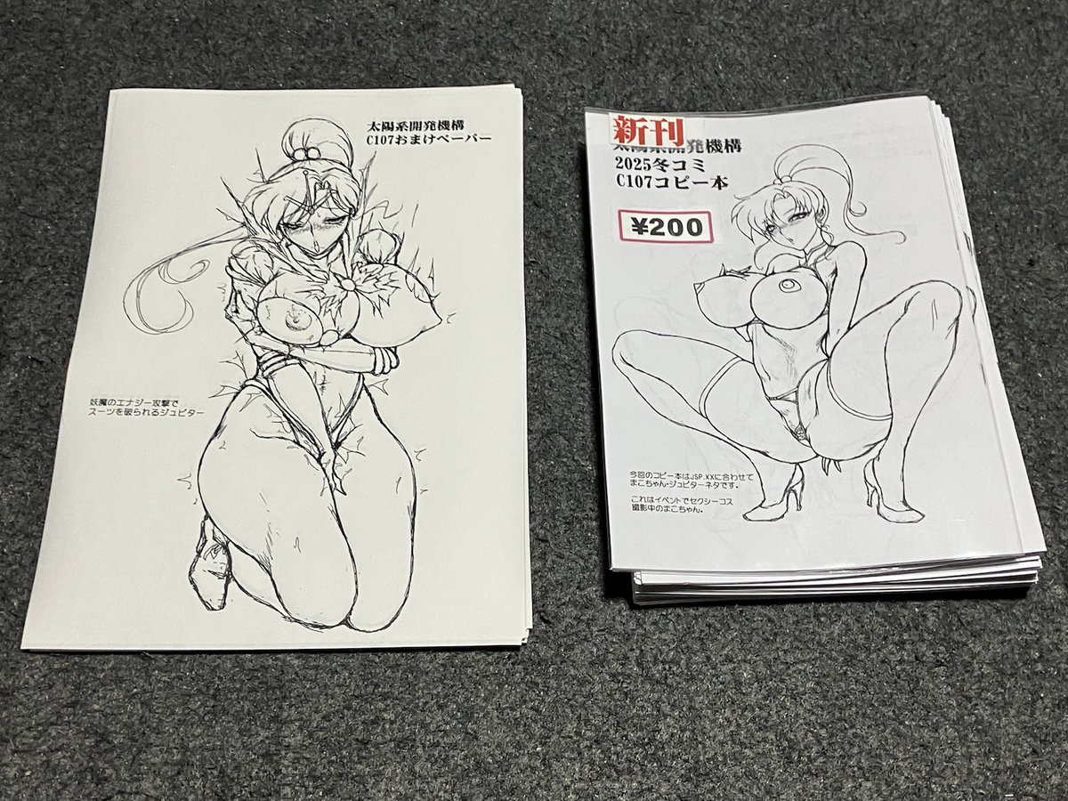 ようやくコピー本の製本とフリーペーパーの印刷が終わるなど🫠 