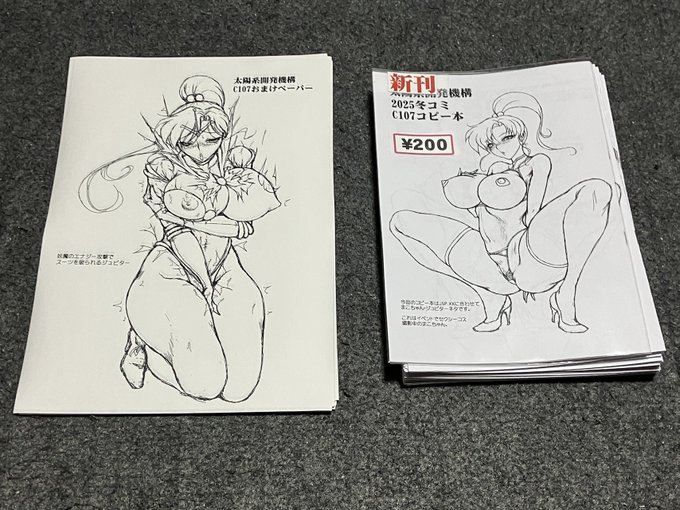 ようやくコピー本の製本とフリーペーパーの印刷が終わるなど🫠 