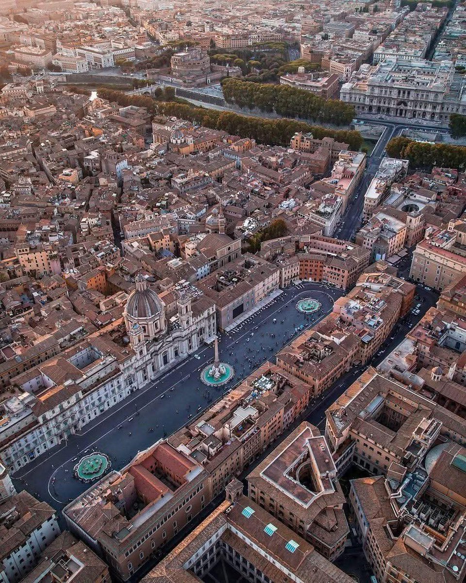 Aerial view of Rome, Italy 🇮🇹