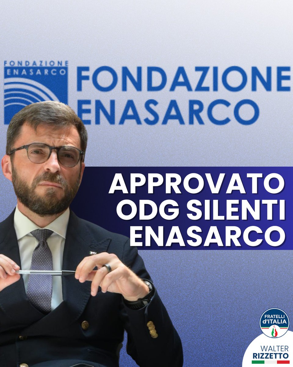 w_rizzetto's tweet image. Parere favorevole del Governo al mio ODG sulla #LeggeDiBilancio: si apre finalmente una valutazione sulla condizione dei lavoratori silenti @f_enasarco.
Un segnale concreto per chi ha versato contributi per anni senza tutele.
#manovra #lavoro #enasarco #lavoratorisilenti