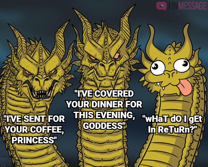 FINmessage's tweet image. i thought we'd left 'subs' like this in 2025...🙄