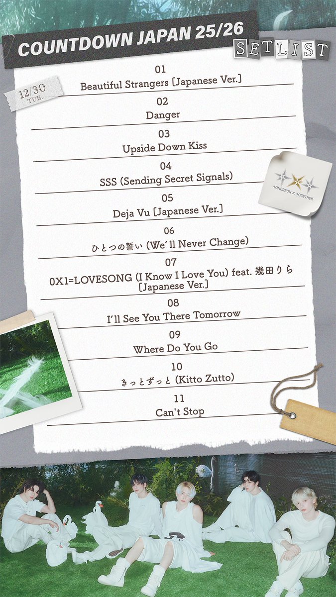 TXT TOUR UPDATES tweet media
