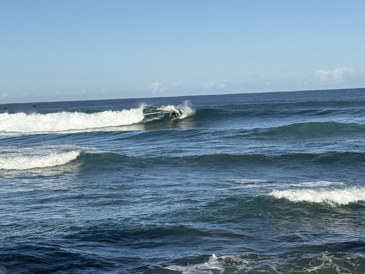 Up to Domes Beach in Rincon to watch the early day surfers.  What a beautiful sport.  🇵🇷 🏄‍♂️