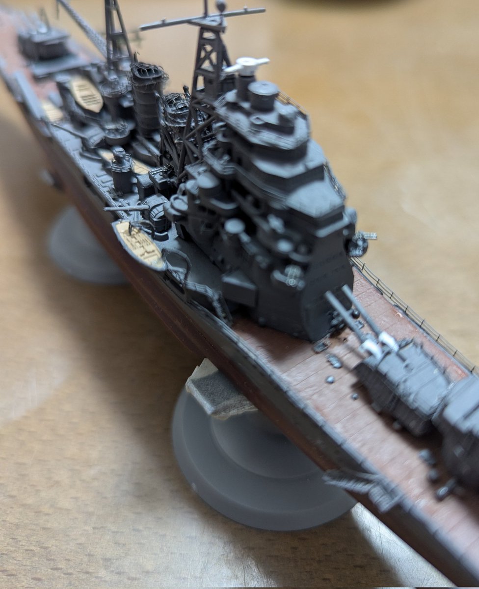 フジミ 1/700 鳥海 高雄型はかっこいい😆