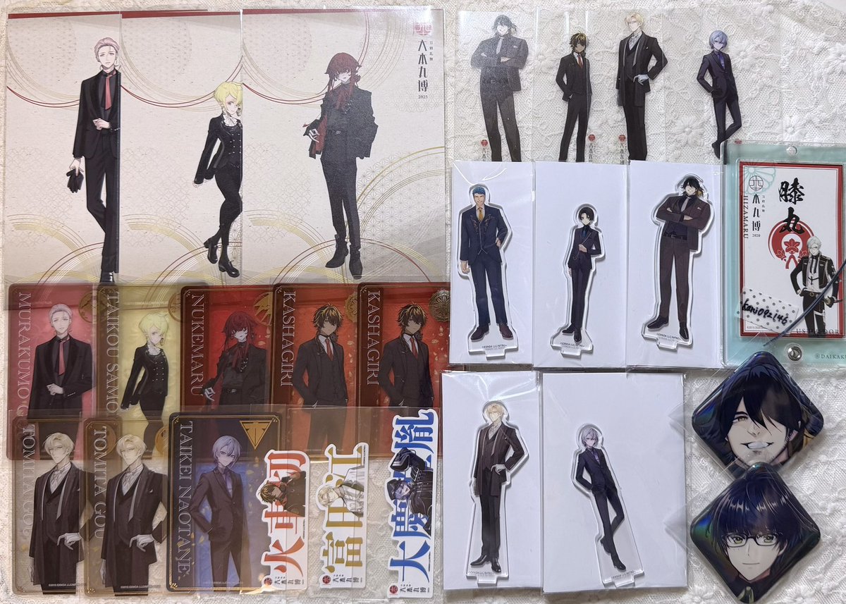 交換・譲渡】刀剣乱舞 大本丸博 祝装 アクスタ クリアカード ポスト